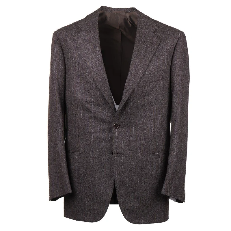 Cesare Attolini Slim-Fit Wool and Cashmere Suit Casual Men's Short