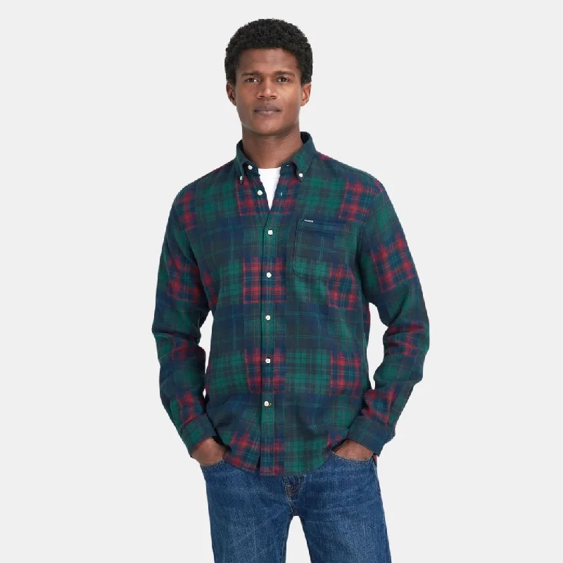 Stonepark Tailored Long-Sleeved Shirt (Classic Navy) Beach