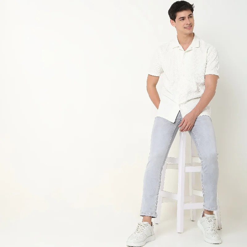 Slim Fit Jeans Dynamic Men's High