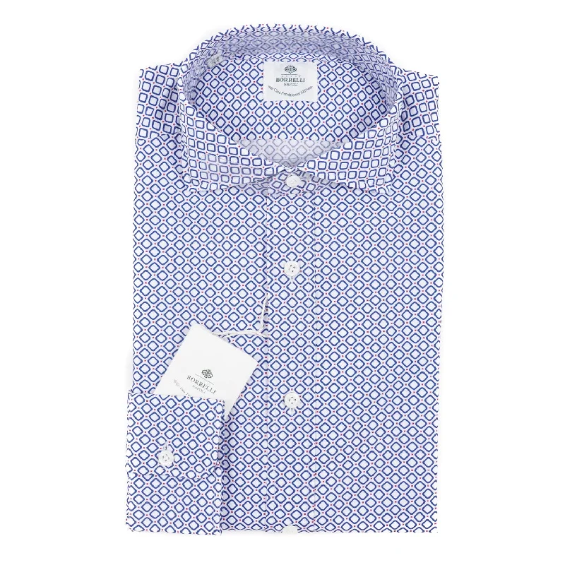 Luigi Borrelli Slim-Fit Patterned Cotton Shirt Vacation