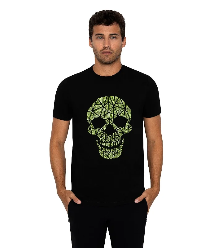 Bertigo Stretch Short-Sleeve Tshirts | DAMON BLACK T-SHIRT Masculine Men's 