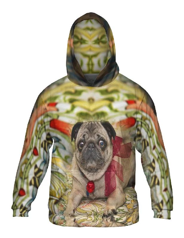 Jingle Bells Christmas Pug Sleek Men's Contemporary 