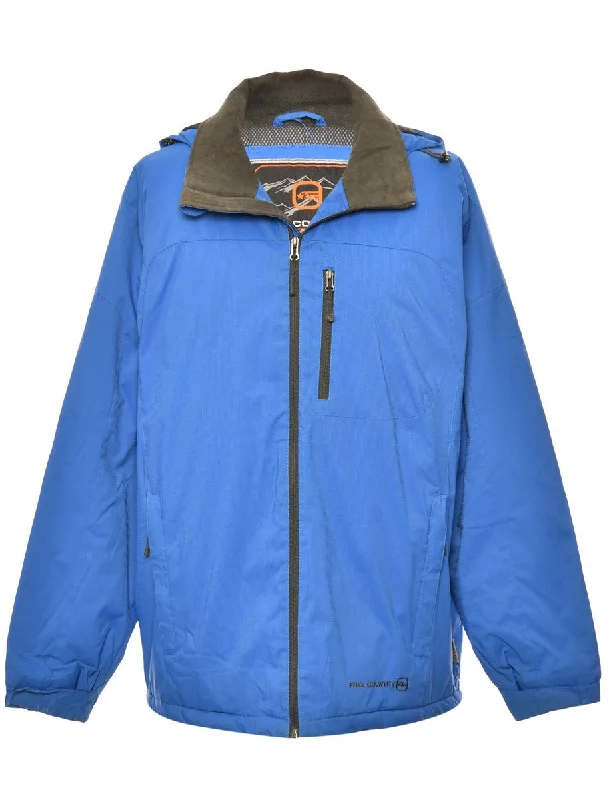 Zip Front Blue Free Country Mountaineering Jacket - L Vacation