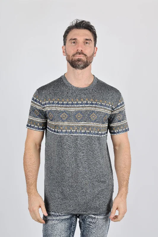 Mens Performance Fabric Modern Fit Stretch Aztec T-Shirt Cozy Men's Sherpa