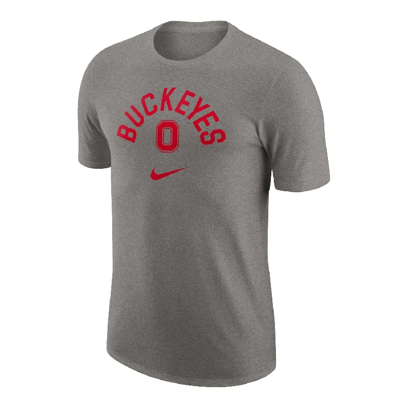 Ohio State Buckeyes Nike University Gray T-Shirt Masculine Men's 