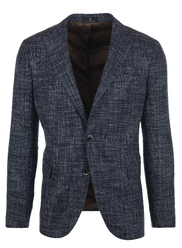 Textured Stone Cashmere Sport Coat Masculine Men's 