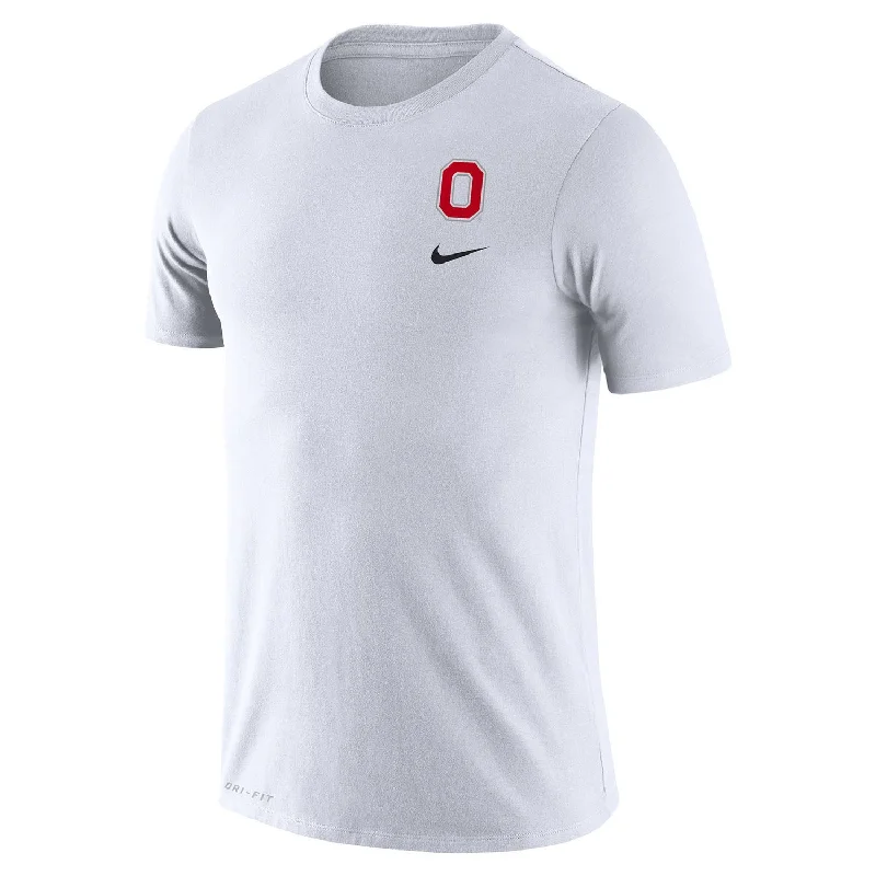 Ohio State Buckeyes Nike Dri-FIT Cotton DNA White T-Shirt Confident Men's High