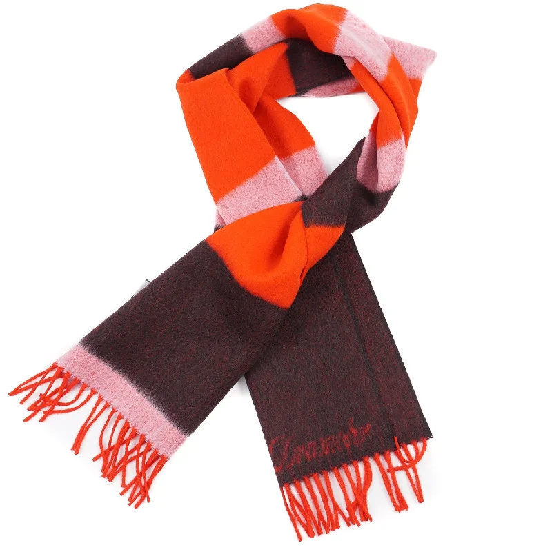 Drumohr Soft Brushed Wool Scarf Classic Men's Pin