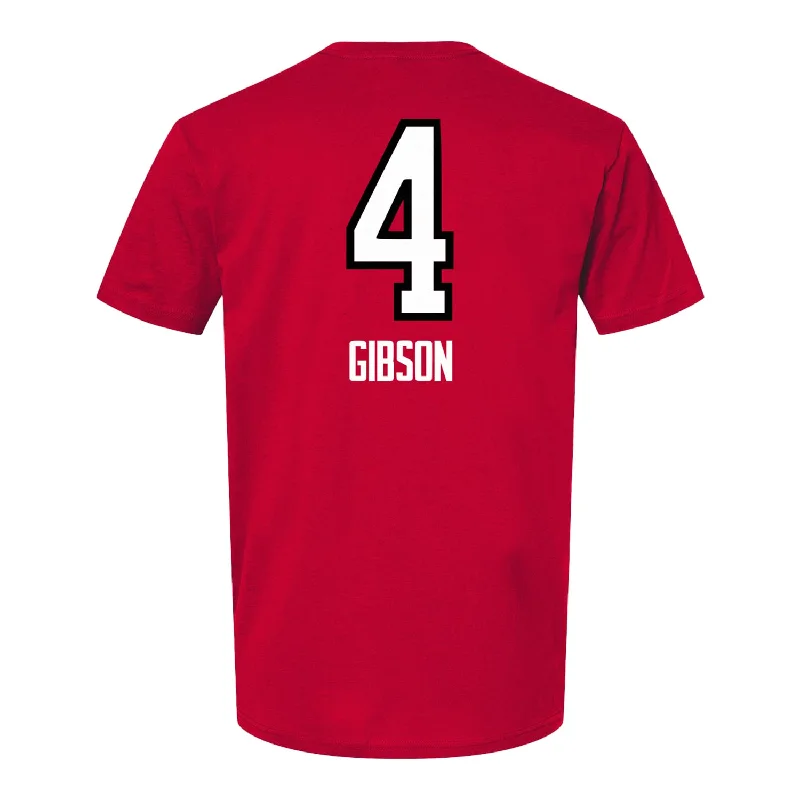 Ohio State Women's Volleyball Student Athlete T-Shirt #4 Kamiah Gibson Confident Men's High Ohio State Women's Volleyball Student Athlete T-Shirt #4 Kamiah Gibson Confident Men's High