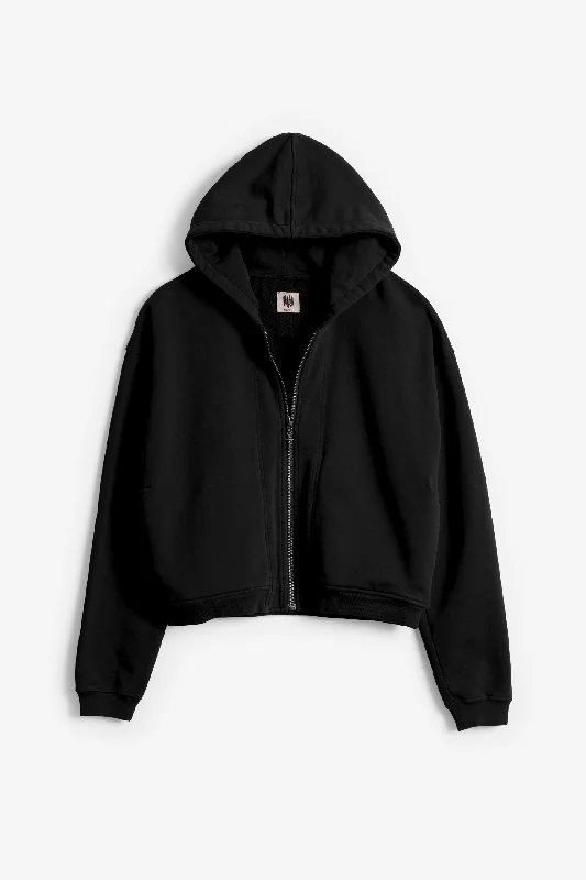 The Perfect Zip Up Hoodie - Aged Black Lumberjack