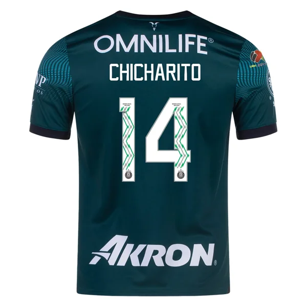 Puma Chivas Chicharito Third Jersey w/ Liga MX Patch 23/24 (Malachite) Luxurious Men's High Puma Chivas Chicharito Third Jersey w/ Liga MX Patch 23/24 (Malachite) Luxurious Men's High