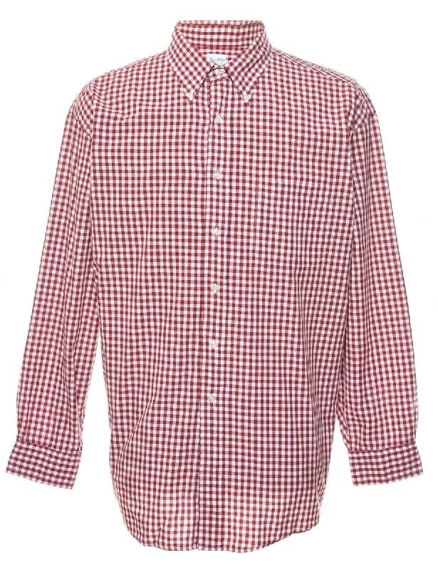 Brooks Brothers Checked Shirt - XL Vacation