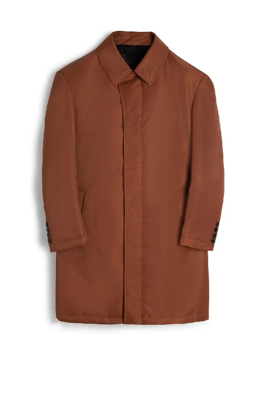 PLATINUM MODERN COPPER TOPCOAT Sharp Men's Italian