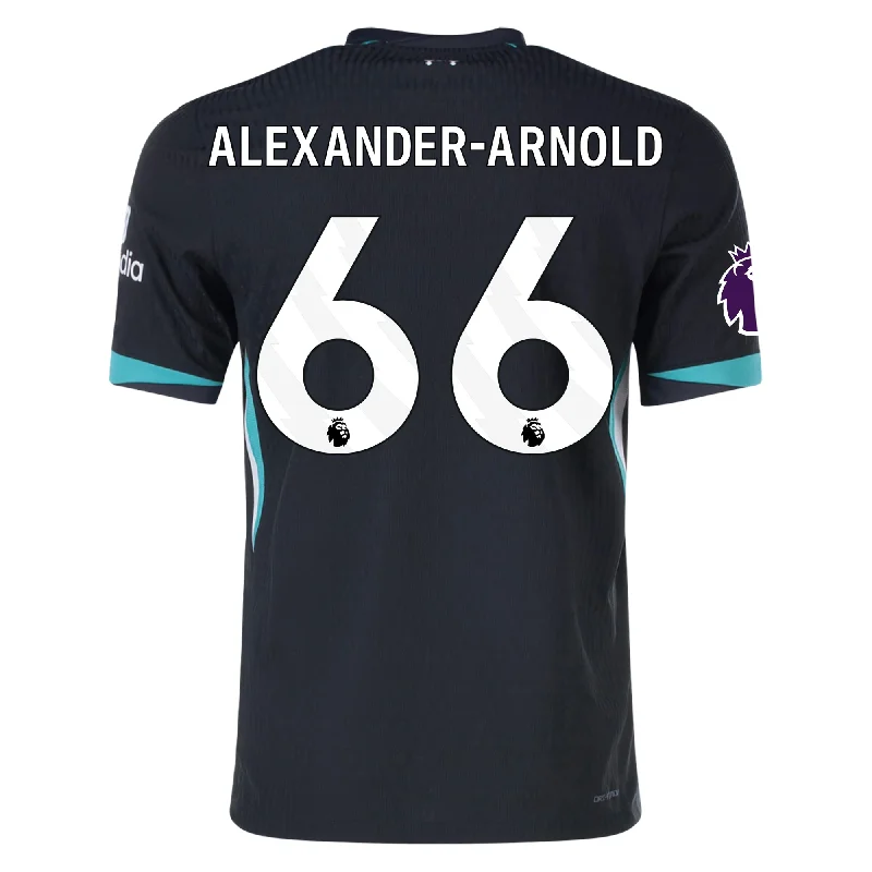 Nike Liverpool Authentic Trent Alexander-Arnold Away Jersey w/ EPL Patch 24/25 (Night Forest/Washed Teal) Monochromatic All Nike Liverpool Authentic Trent Alexander-Arnold Away Jersey w/ EPL Patch 24/25 (Night Forest/Washed Teal) Monochromatic All