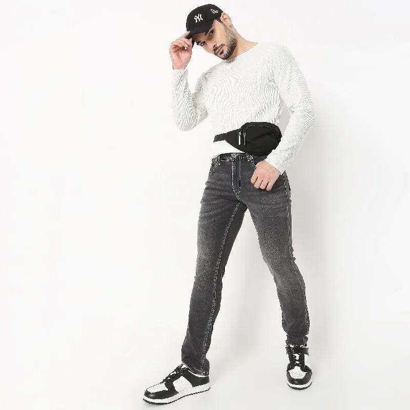 Slim Fit Jeans Hip Men's Retro