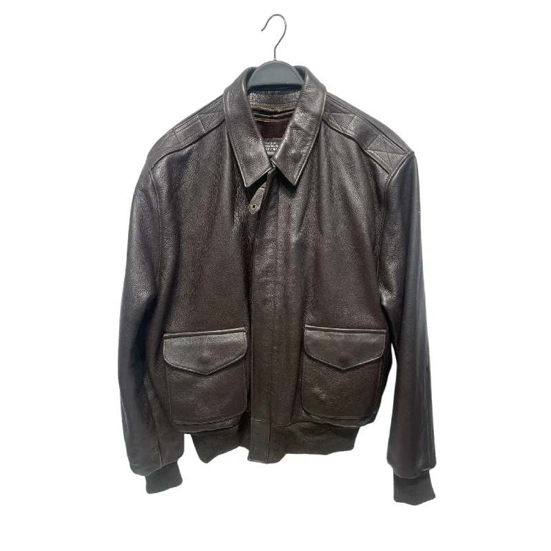 AVIATION/Flight Jkt/48/Leather/BRW/Graphic/Aviation type a2 Vengence Refined Men's Classic 