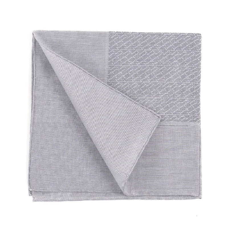 Zilli Lightweight Cotton Pocket Square Cclassic Men's Tweed