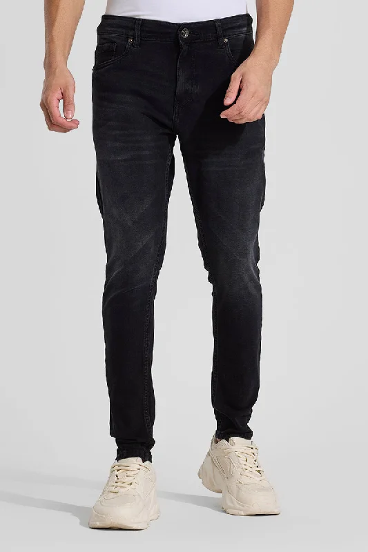 Charcoal Grey Skinny Fit Jeans Masculine Men's 