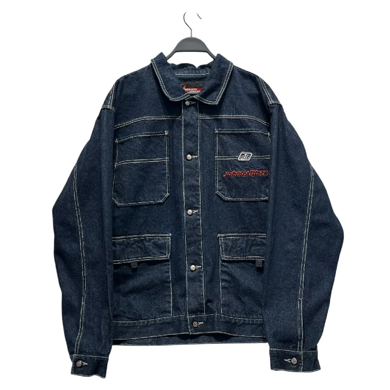 JOHNNY BLAZE/Denim Jkt/XL/NVY/ Sleek Men's Metallic