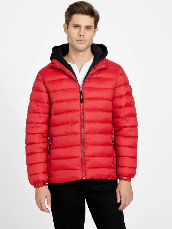 Harrison Hooded Quilted Jacket Stylish Men's Tropical 