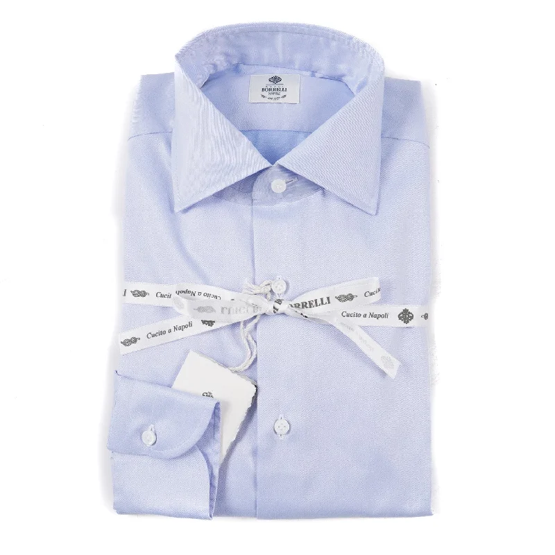 Luigi Borrelli Slim-Fit Cotton Dress Shirt Hip Men's Urban