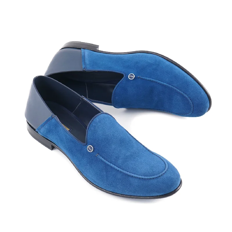 Zilli Nappa Suede and Calf Leather Loafers Elegant Men's Cashmere