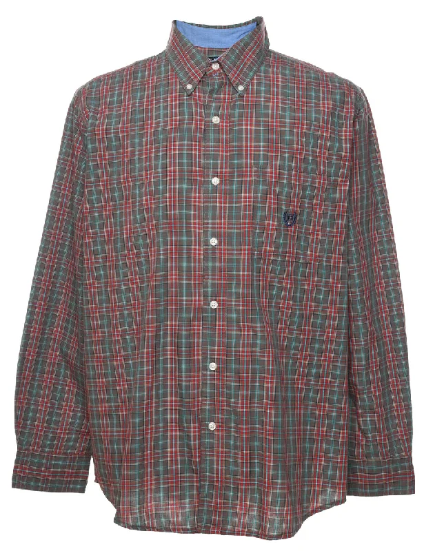 Chaps Checked Shirt - L Luxurious Men's High