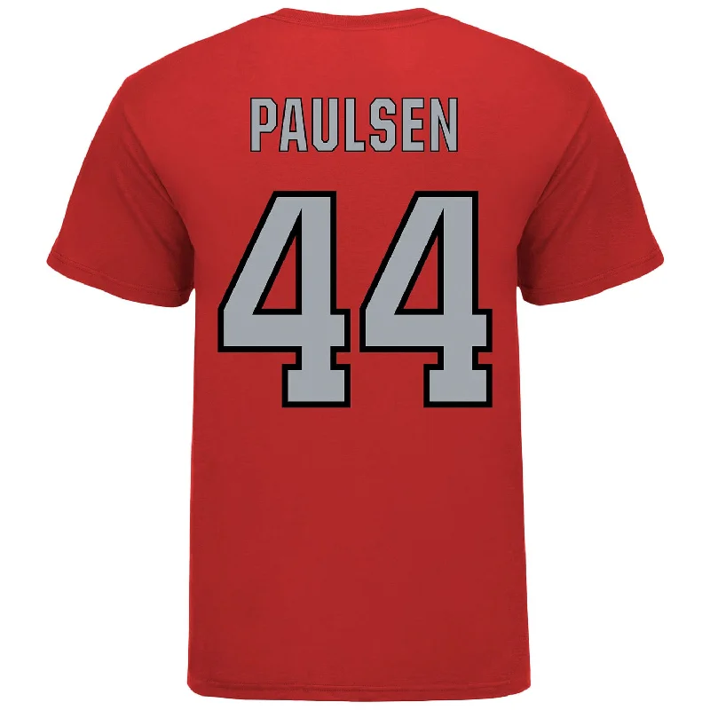 Ohio State Buckeyes Softball Student Athlete T-Shirt #44 Lexi Paulsen Trendy Men's Oversized
