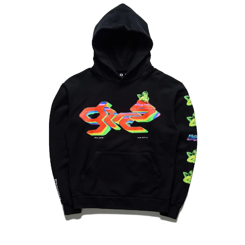 Always On Tour Girls Hoodie - Black Preppy Men's College