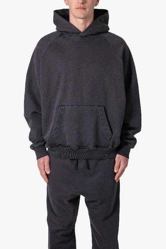Heavy Every Day Hoodie - Washed Black Cozy Men's Sherpa