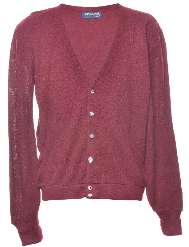 Long Sleeved Cardigan - L Modern Men's Geometric