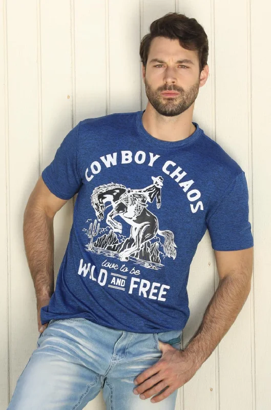 Mens Performance Fabric Modern Fit Stretch Rodeo T-Shirt Tough Men's Military