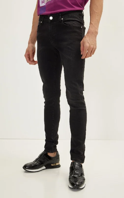 Lux  Weeks Wash Black  Denim Modern Men's Geometric
