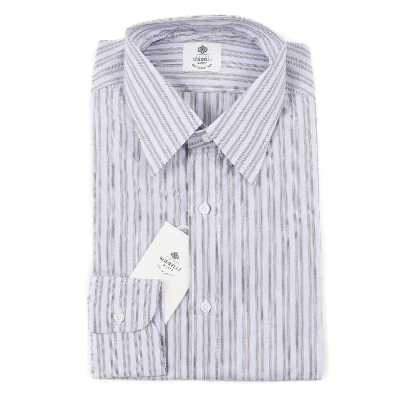 Luigi Borrelli Regular-Fit Cotton Dress Shirt Refined Men's Classic 