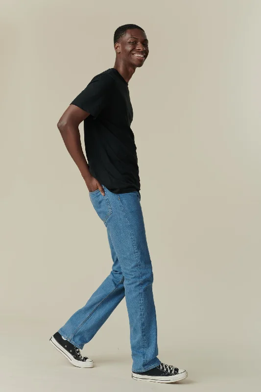 Men's Straight Cut Selvedge Jean - Fade Gym