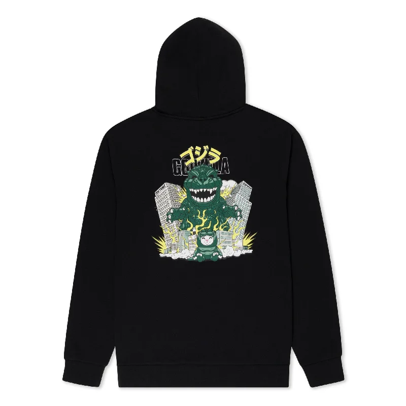 Youtooz x Godzilla Hoodie (Black) Sharp Men's Italian