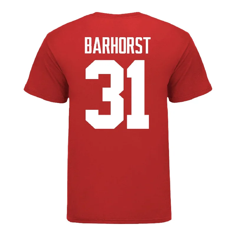 Ohio State Buckeyes Women's Lacrosse Student Athlete #31 Madeline Barhorst T-Shirt Stylish Men's Neon Ohio State Buckeyes Women's Lacrosse Student Athlete #31 Madeline Barhorst T-Shirt Stylish Men's Neon
