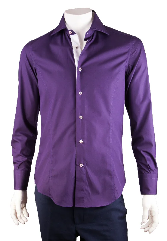 Solid Purple Shirt Vacation