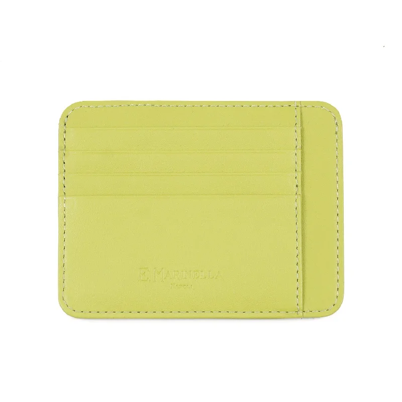 E.Marinella Credit Card Holder in Calfskin Athletic Men's High