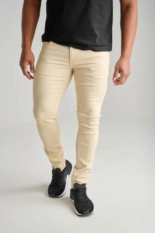 Spark Premium Stretch Twill Pant (Bone) Confident Men's Power