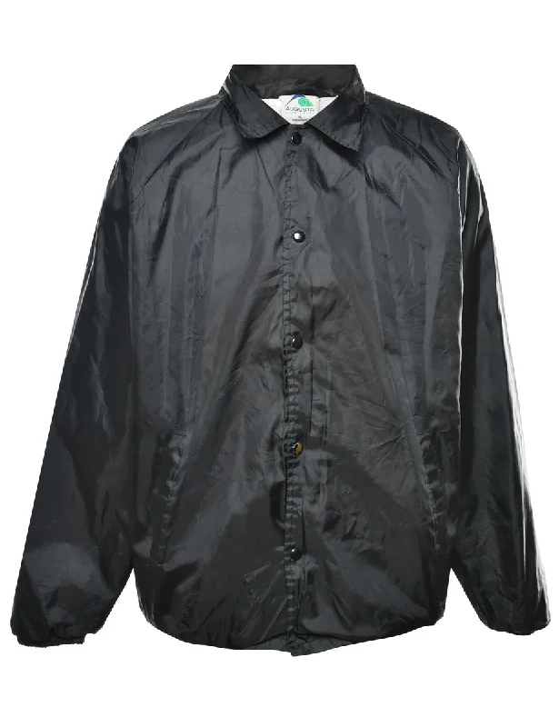 Black Classic Nylon Jacket - XL Hip Men's Urban