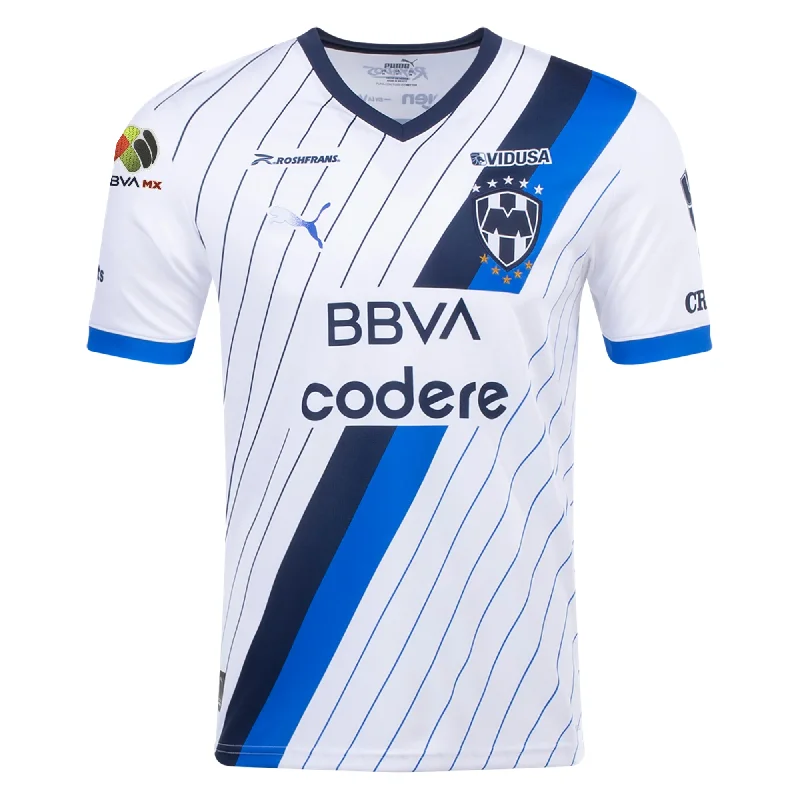 Puma Monterrey Away Jersey w/ Liga MX Patch 23/24 (Puma White) Gym