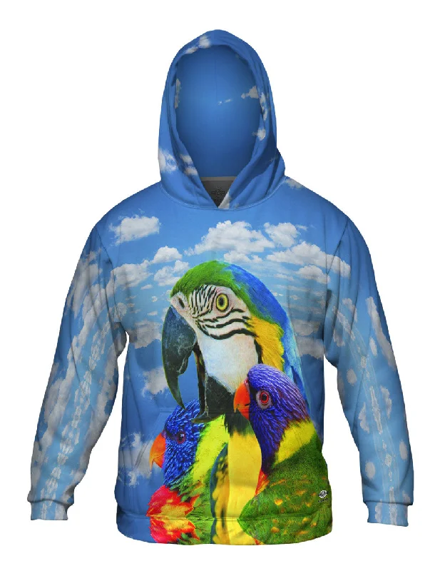 Soaring Bird Collage Polished Men's Silk