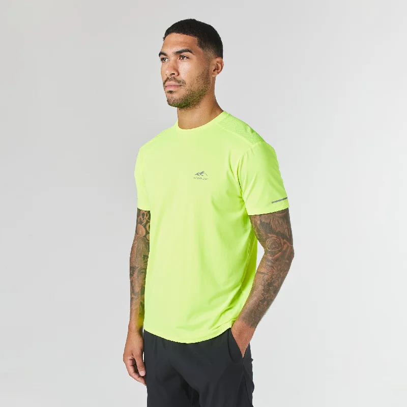 Performance T-Shirt | Fluorescent Yellow Cool Men's Skate
