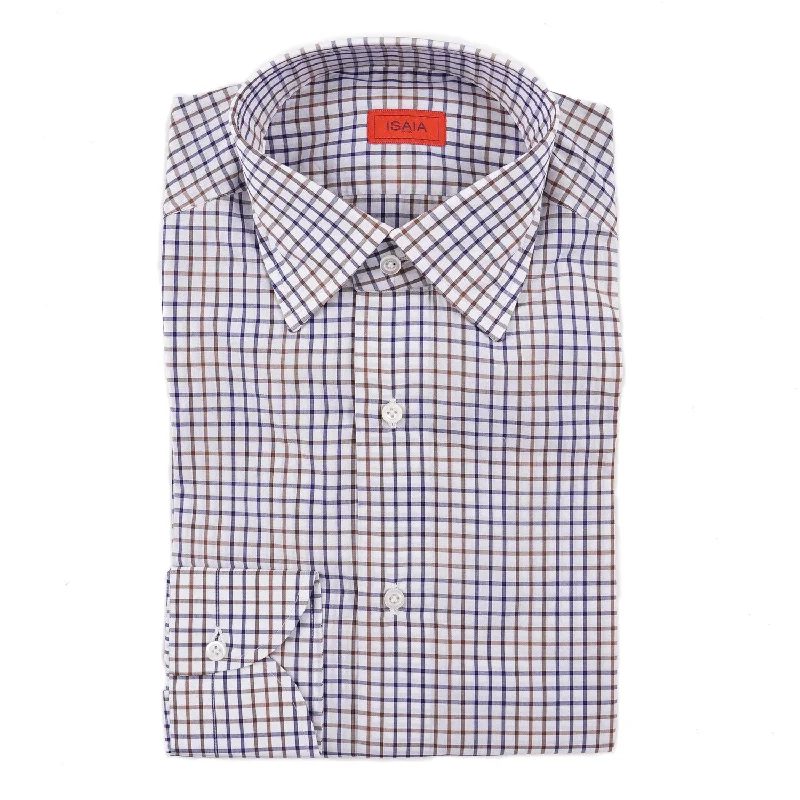 Isaia Modern 'Mix Fit' Cotton Dress Shirt Cool Men's Distressed