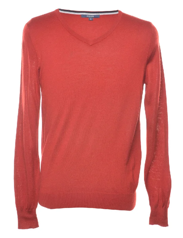 Fine Knit Jumper - M Cozy Men's Sherpa