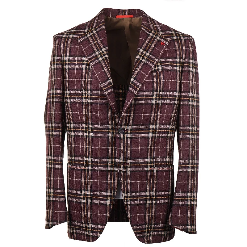 Isaia Soft Woven Cashmere-Blend Sport Coat Tailored