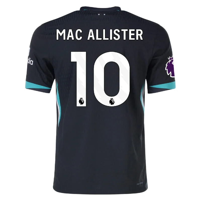 Nike Liverpool Authentic Alexis MacAllister Away Jersey w/ EPL Patch 24/25 (Night Forest/Washed Teal) Tailored Nike Liverpool Authentic Alexis MacAllister Away Jersey w/ EPL Patch 24/25 (Night Forest/Washed Teal) Tailored