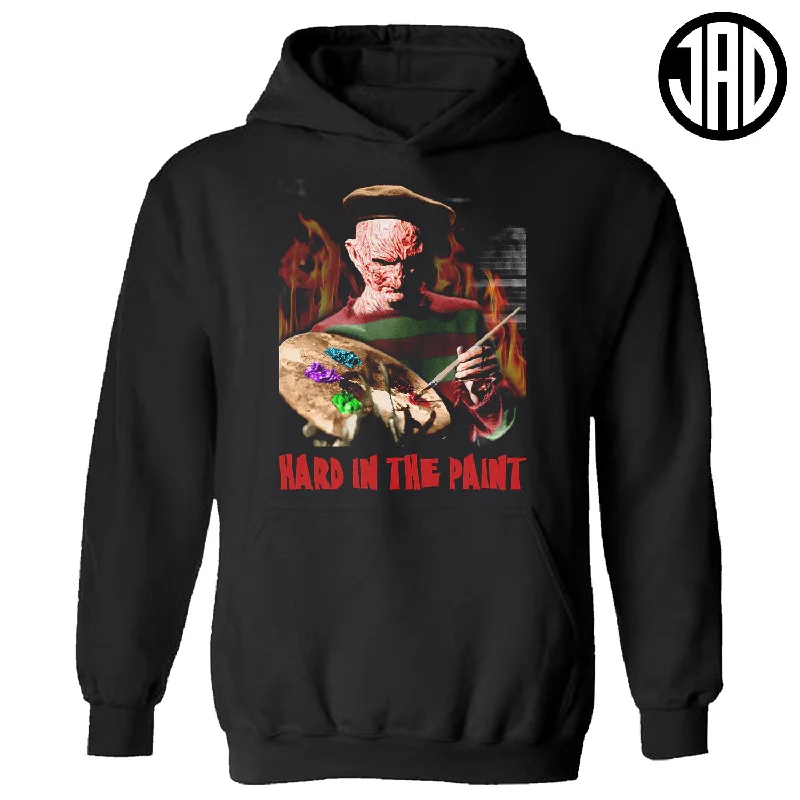 Hard In The Paint - Hoodie Sleek Men's Contemporary 