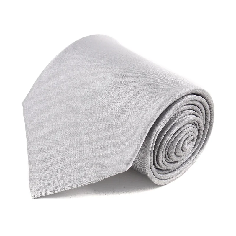 Zilli Solid Satin Silk Tie Business